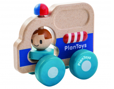 Plan Toys - Ambulance à pousser