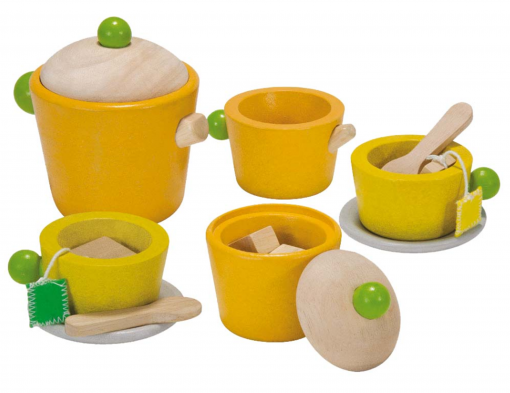 Plan Toys - Service à thé coloré