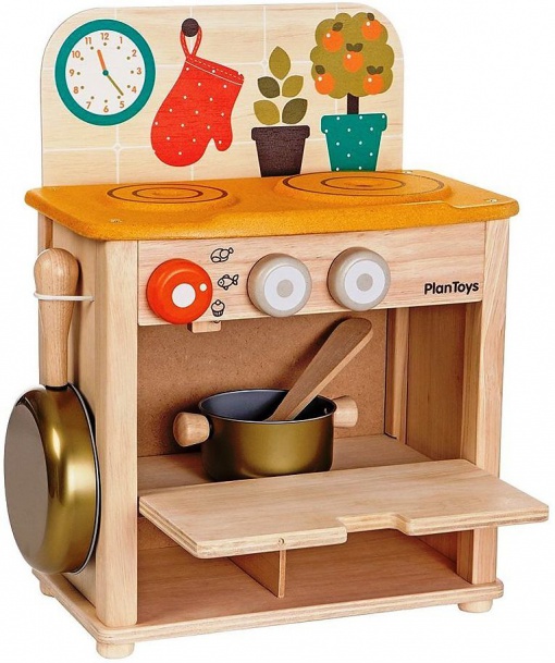 Plan Toys - Cuisinière avec accessoires – Image 2
