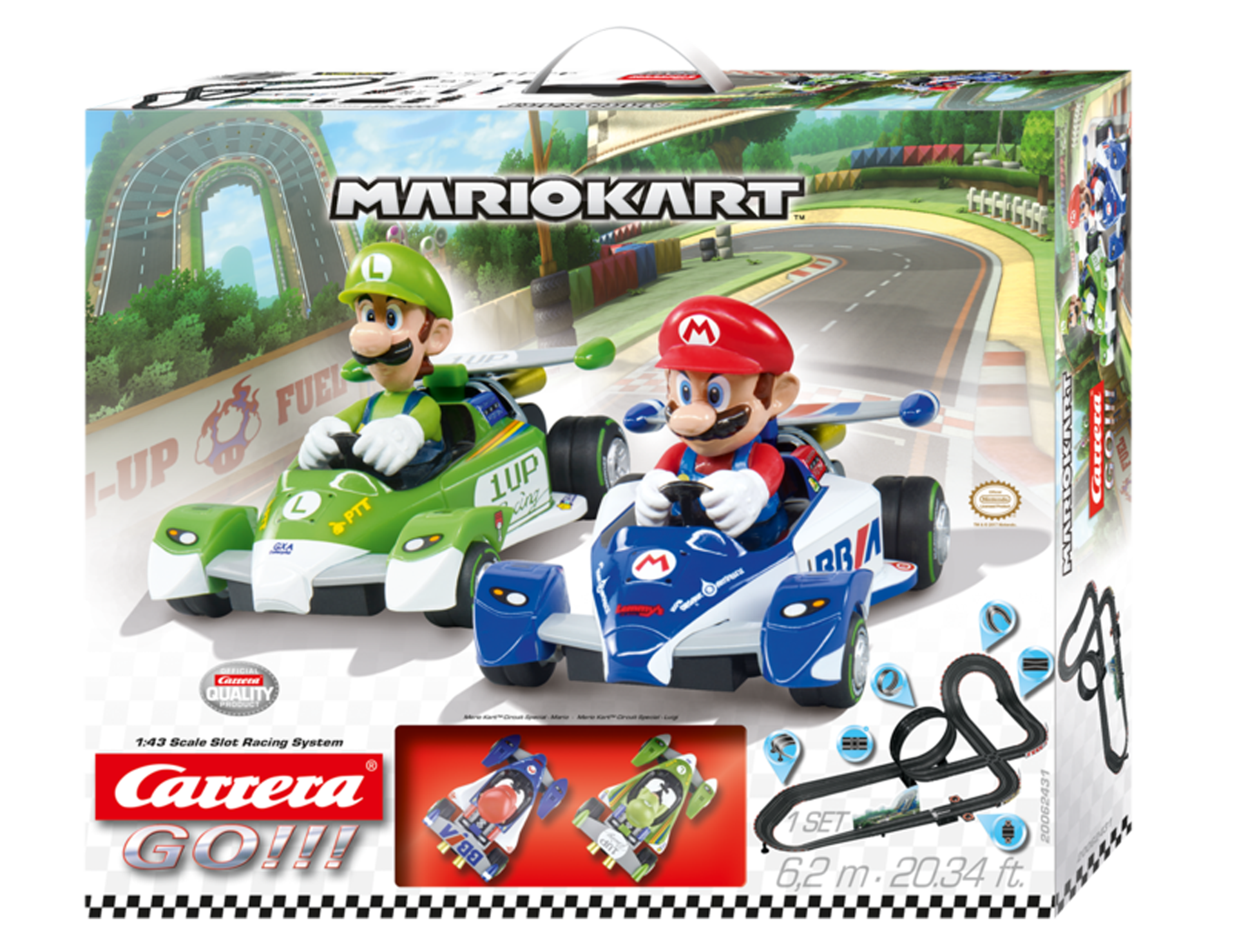 Carrera GO! Mario Kart Circuit électrique 