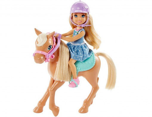 Barbie Chelsea et son poney