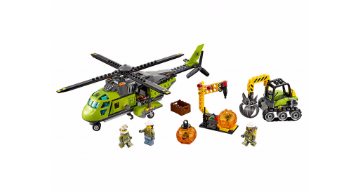 Lego L'hélicoptère d'approvisionnement du volcan – Image 9