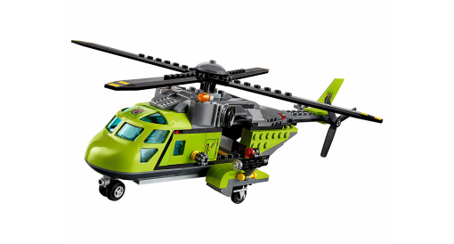 Lego L'hélicoptère d'approvisionnement du volcan – Image 8