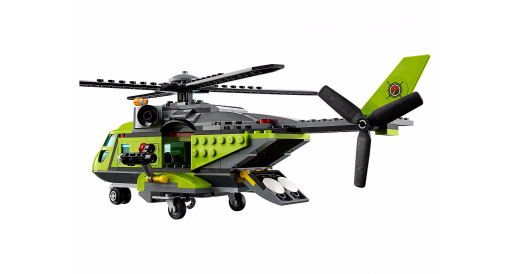 Lego L'hélicoptère d'approvisionnement du volcan – Image 7