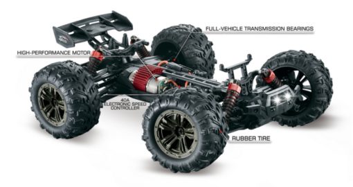 Absima Truggy RACER Black/Green 2,4GHz RTR (1:16 4WD High Speed) – Image 4